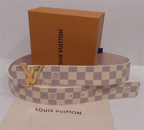 lv belt men white